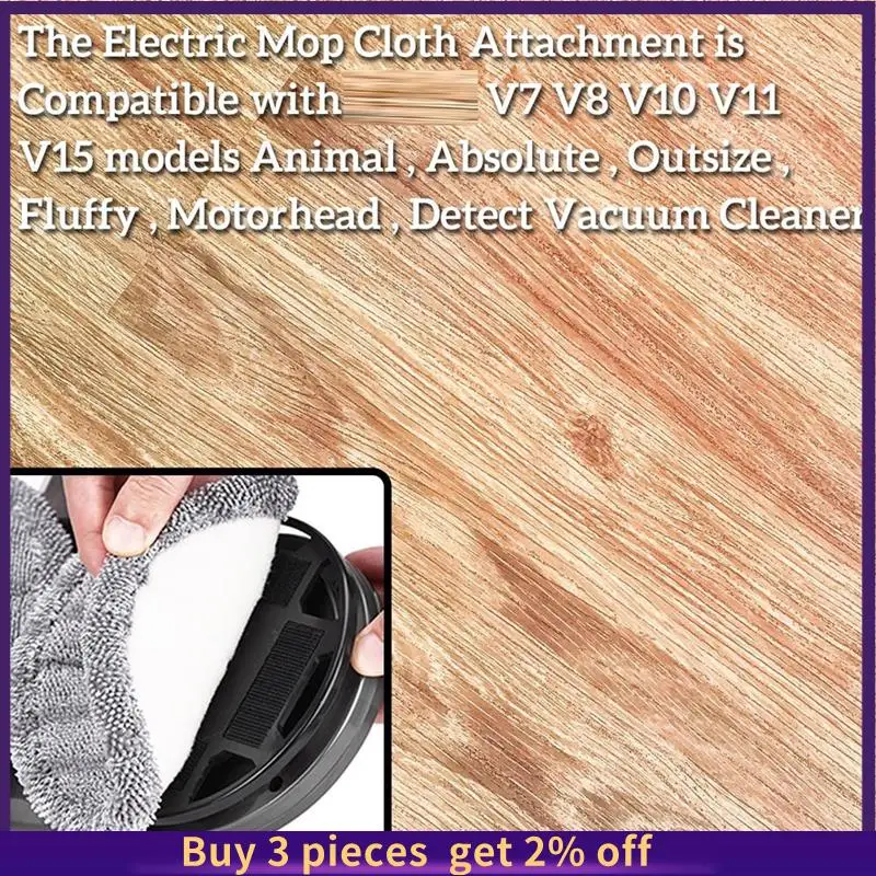 

Electric Mop Cloth V15 Head Attachment Replacement For Dyson V15 V11 V10 V8 V7 Vacuum Cleaner Parts Accessories 12PCS