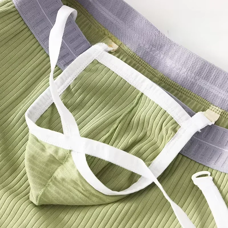 Pantaloncini casual da uomo in cotone a costine traspirante Cm comodi pantaloni Aro larghi Homewear pigiama per dormire costume sportivo a vita media per adolescenti