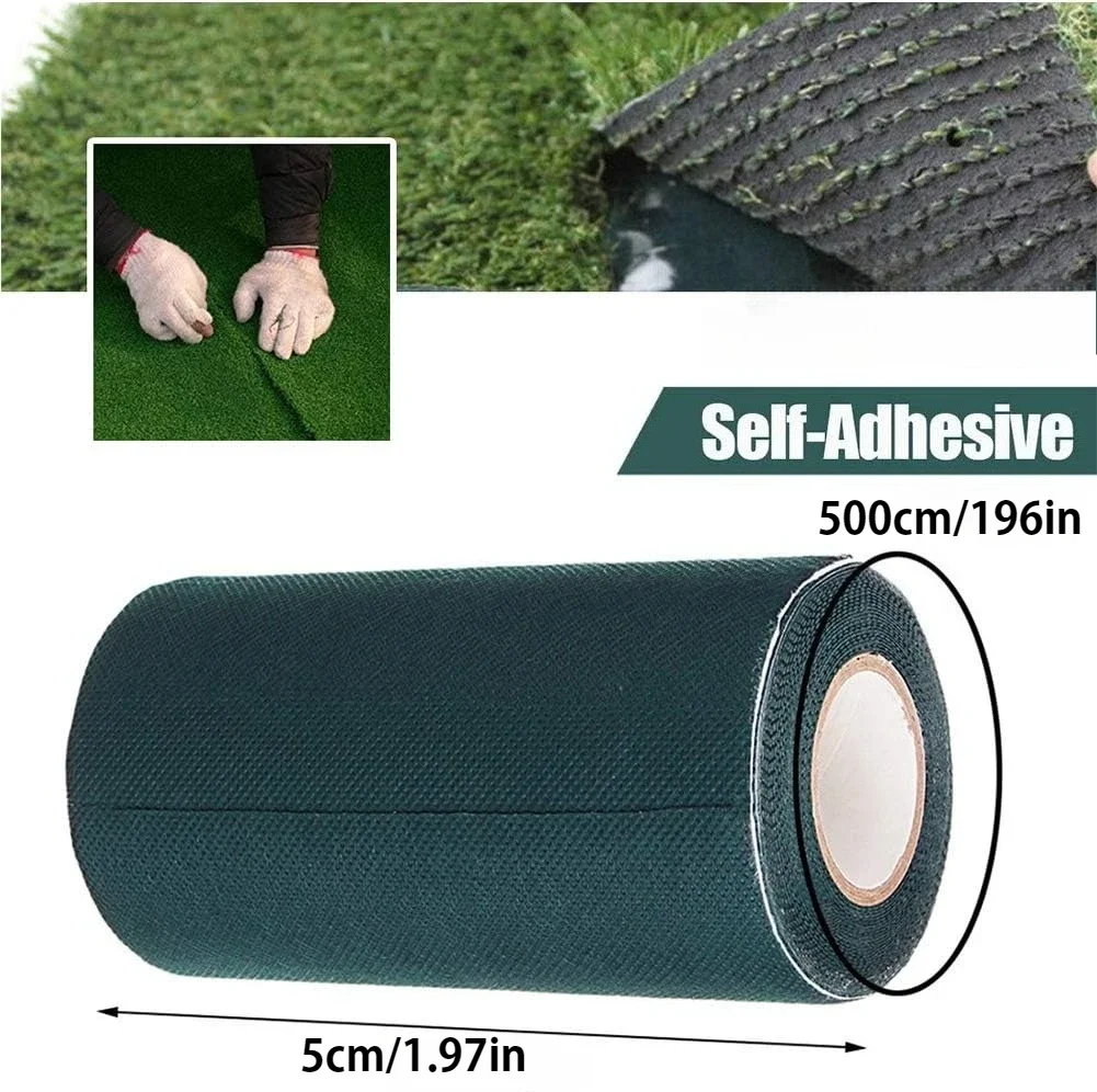 Artificial Grass Turf Self Adhesive Seam Tape Lawn,Turf,Carpet Jointing for Lawn Garden Carpet Simulation Grass Connection