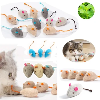 3-200 Uds sonajero juguetes para gatos y ratones también preenchidos hierba gatera de piel sintética juguetes para gatos juego interactivo para gatos juguetes con hierba gatera para gatos productos para mascotas