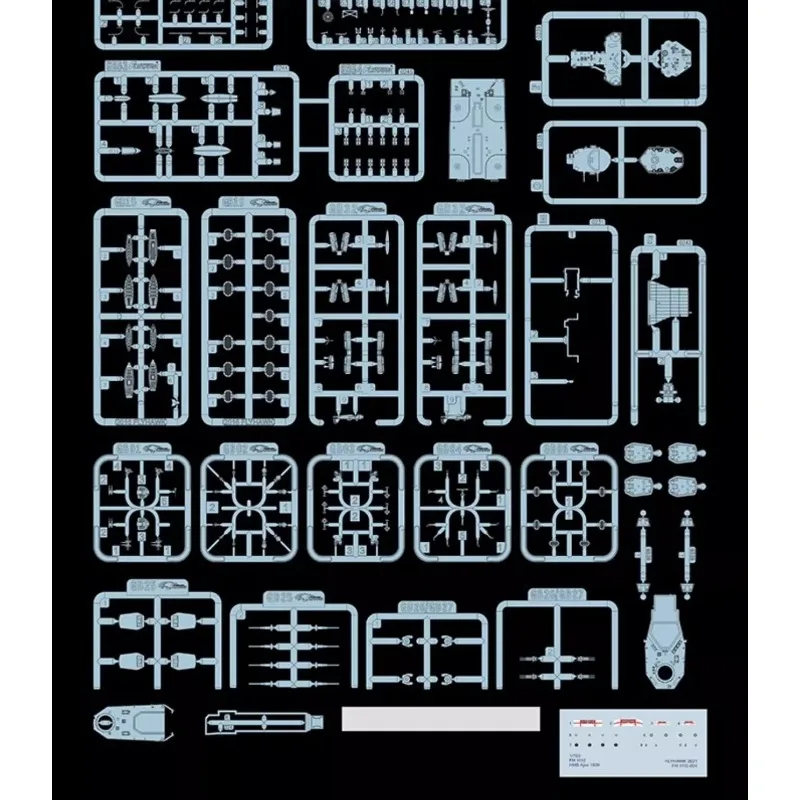 Flyhawk Plastic Assembled Ship Model Kit FH1110 1/700 HMS Ajax 1939 Light Cruiser