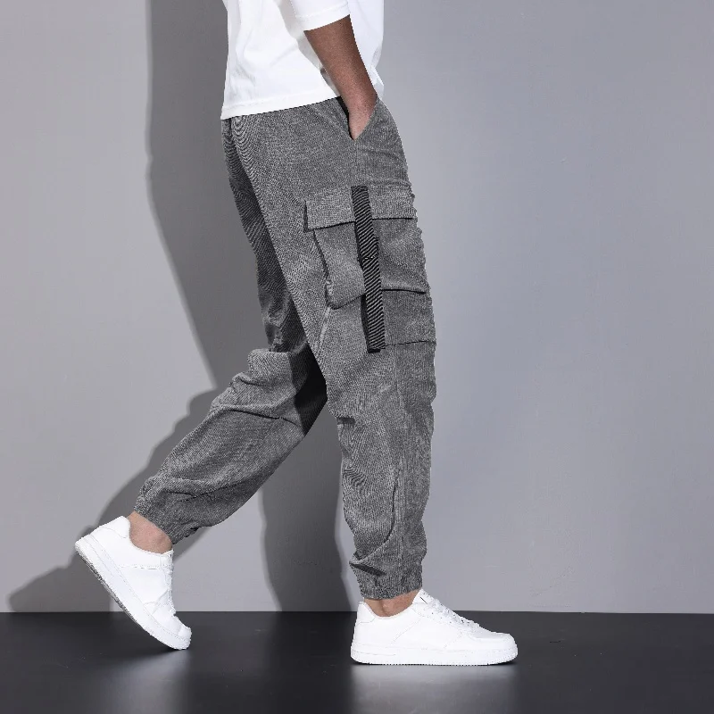 

Solid Color Casual Versatile Pants Fashion Men's Sports Fitness Running Pants Quick-drying Comfortable Fabric Drawstring Models