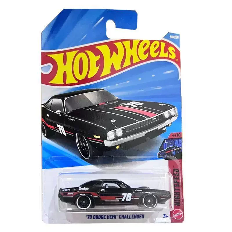 Carro Hot Wheels Original 70 Dodge Hemi Challenger Brinquedos para CARROS 1/64 Diecast Voiture Nightspeed Modelo de Metal Presente de Aniversário 2026G