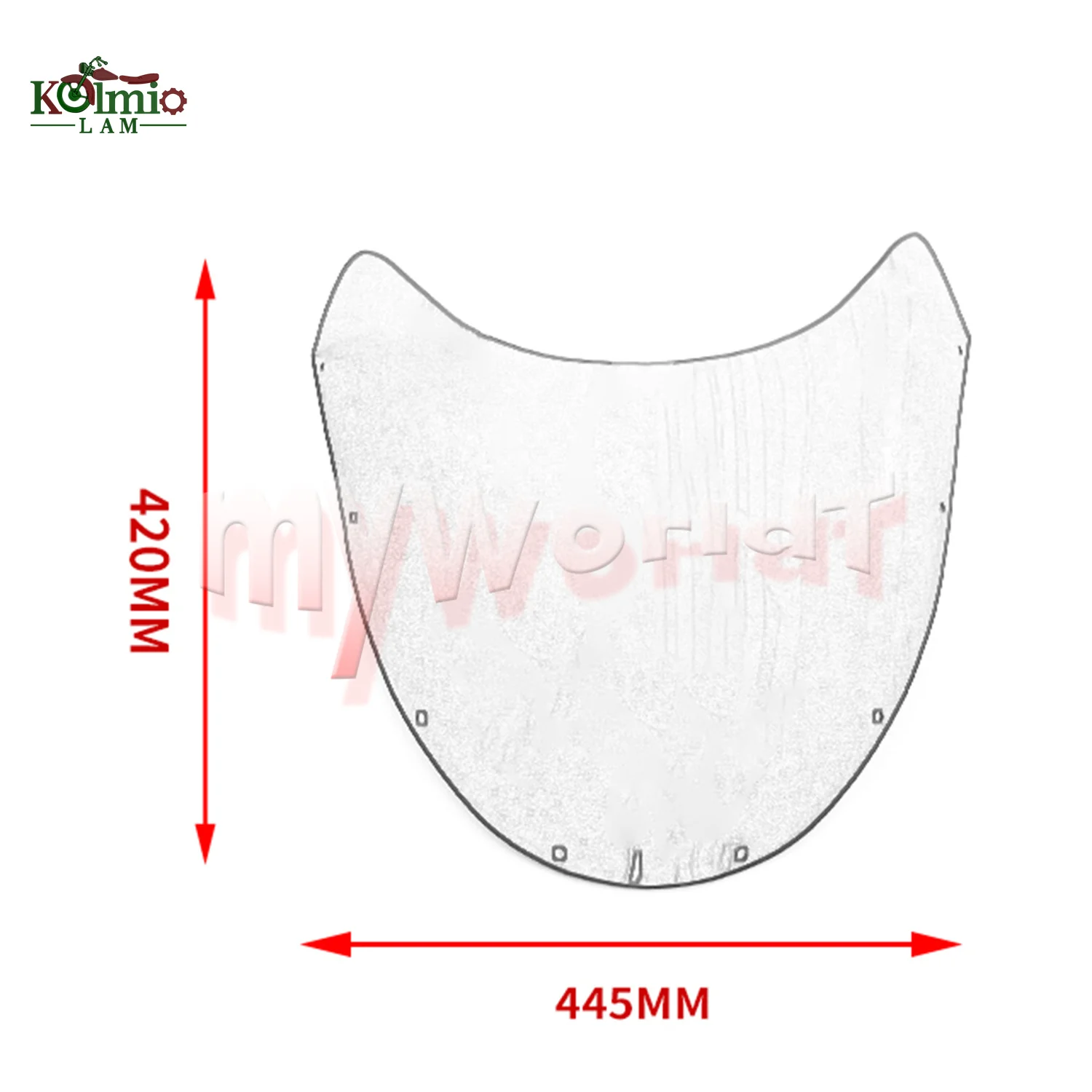 Fit For Suzuki RG400 RG500 Gamma 1985 -1987 Front Glass Deflector Motorcycle Windshield Windscreen RG 400 500 1986 85 86 87