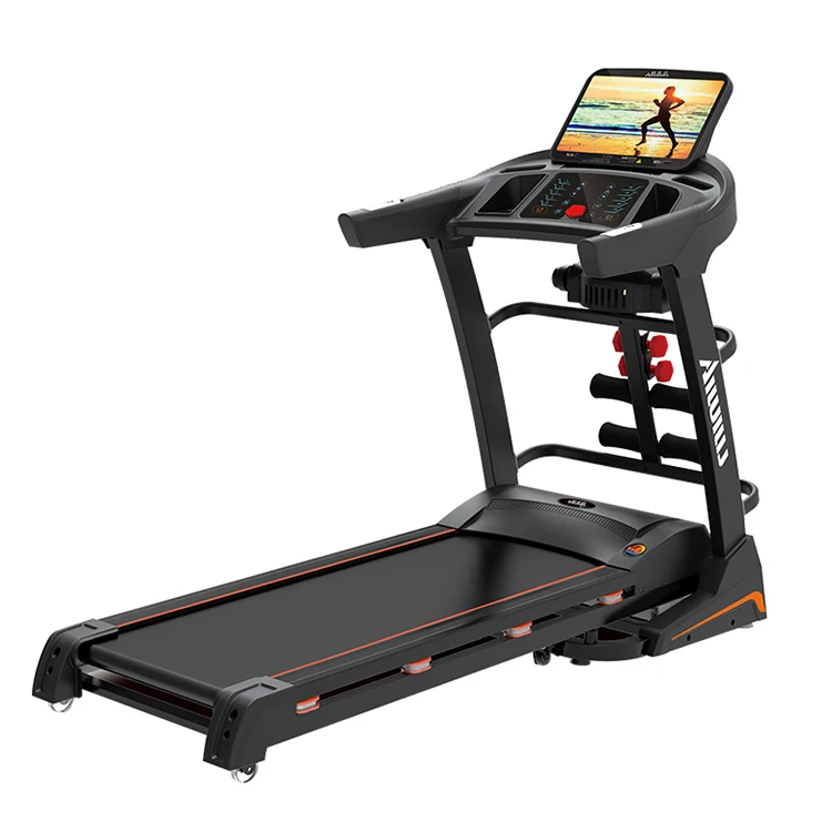 2024  smart running machine fitness multi function treadmill 3.0 hp electric cardio running machine