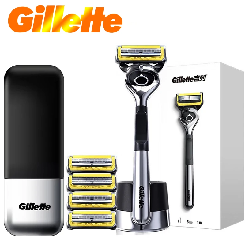 Бритва Gillette Gillette Fusion ProGlide Gillette мужская бритва5-слойное лезвие из нержавеющей стали комбинированная бритва Бритвы и лезвие
