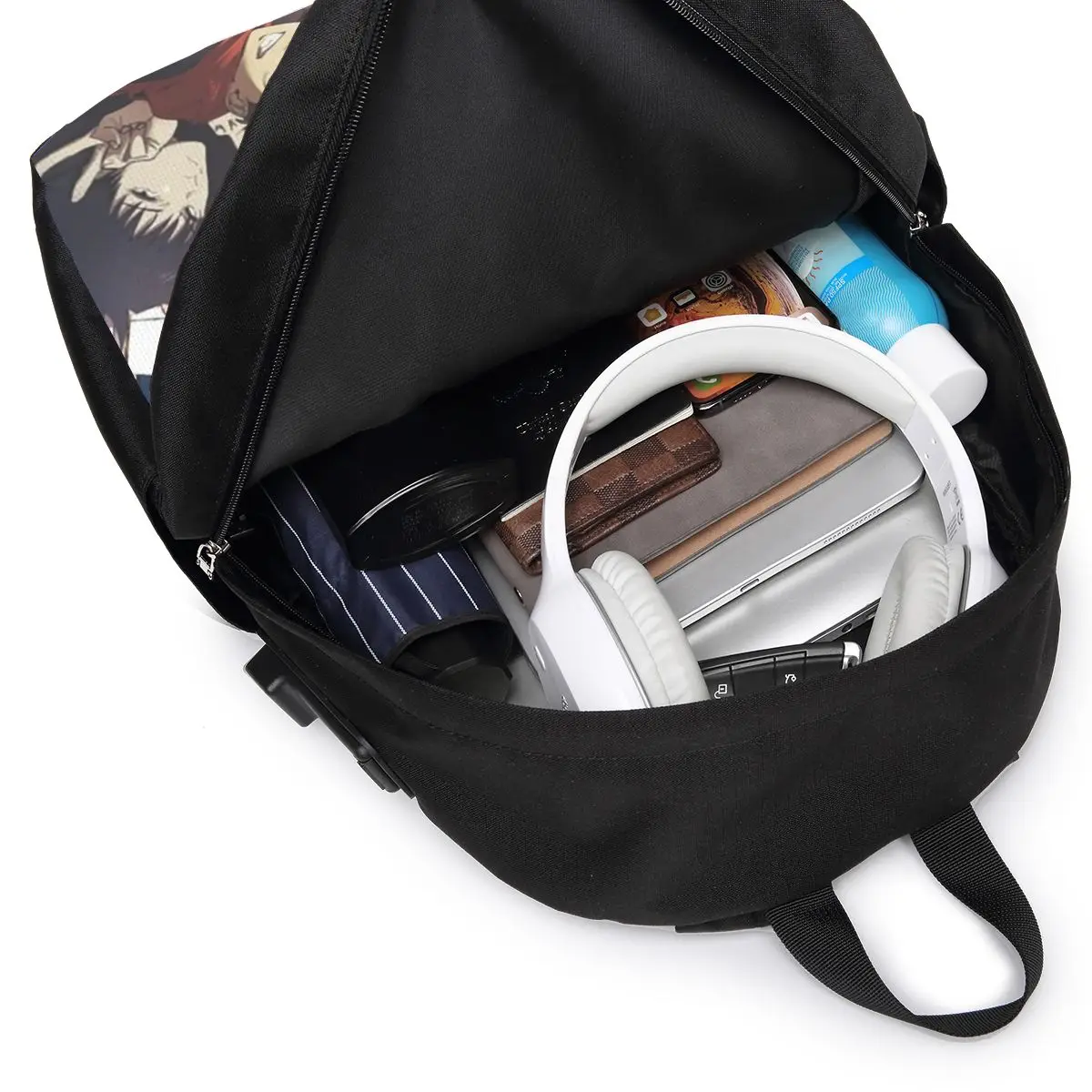 Megumi Besto Friendo Jujutsu Kaisen Sukuna Anime Backpack Travel Notebook Bag Computer College Student School Bag Laptop view 3