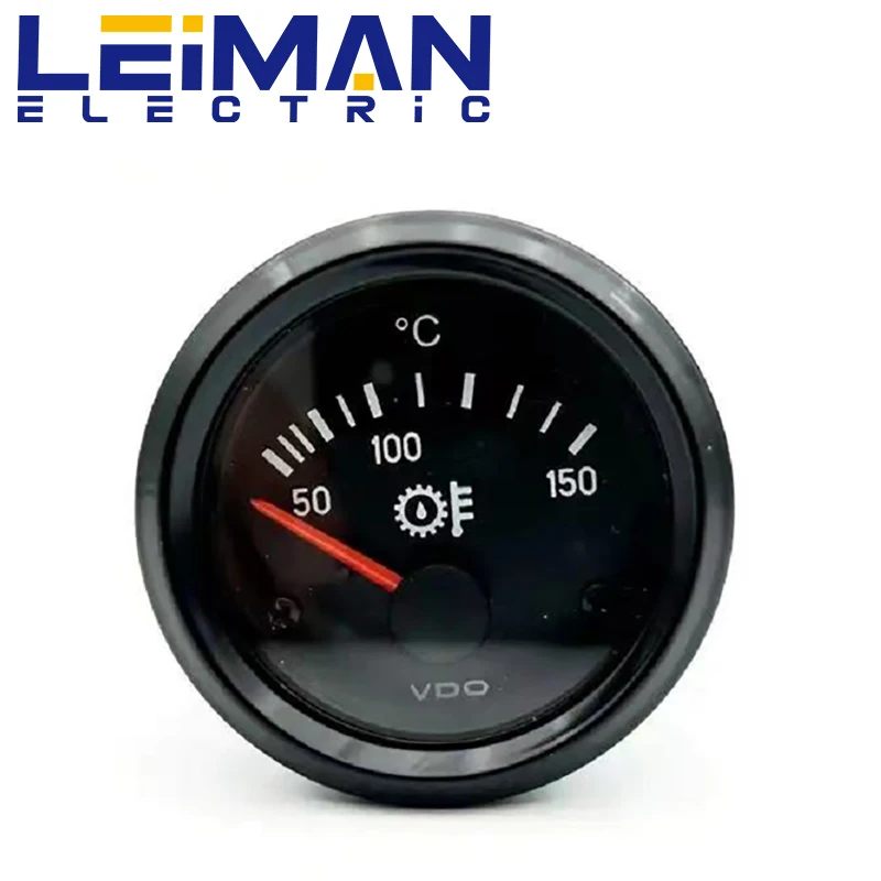 52MM 50~150℃ VDO Oil Temperature Gauge Meter Diesel Engine Generator Parts Accessories Resistance 322-18.6 Ω 12V 24V