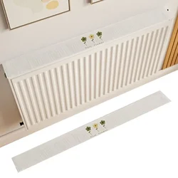Radiator Dust Cover Breathable Cotton-linen Radiator Cover Magnetic Fixation Attachment For Living Rooms, Bedrooms, And Offices,
