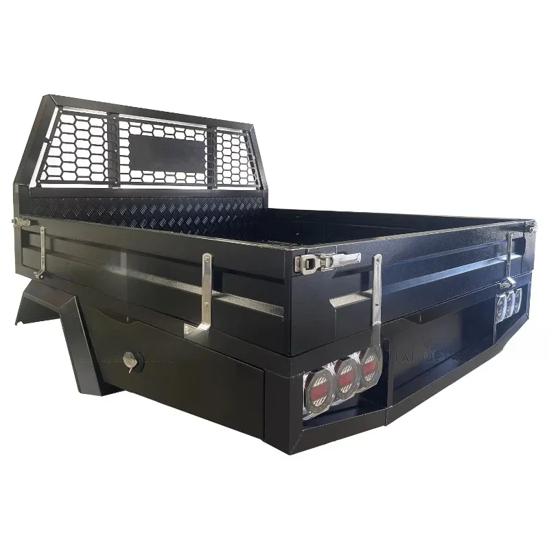 

Aluminum Ute tray 4x4 toolbox canopy waterproof storage Ute metal tray