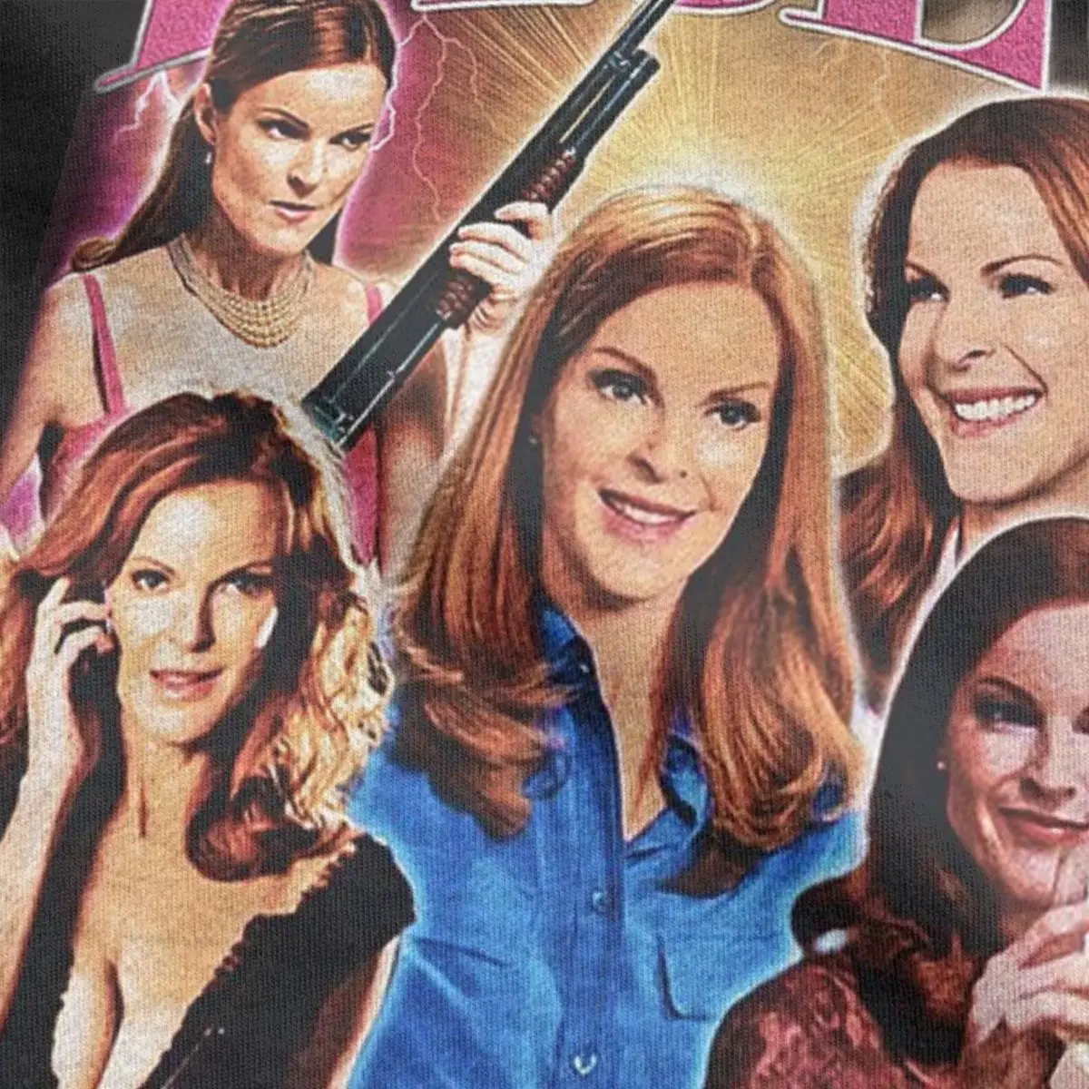 Gekke Vintage Bree Van De Kamp Bootleg T-Shirt Heren Puur Katoenen Wanhopige Huisvrouwen T-Shirt Nieuwe Aankomst Kleding