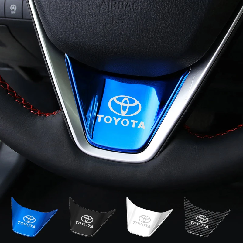 Car Styling Steering Wheel Badge Decoration For Toyota Camry V70 70 2018 2019 2020 2021 2022 Accessories Decorative Sport