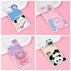 2 Pcs Paper School Supplies Cute Cartoon Notepad Colorful Girl Heart Memo Pad Tearable Multifunction Sticky Notes Classification