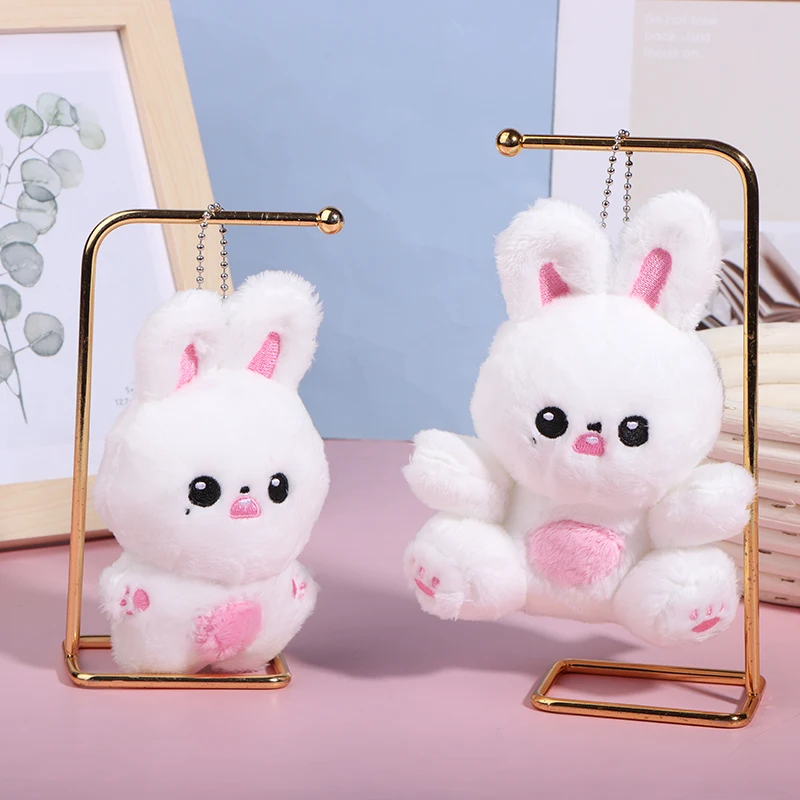 

Cartoon Stuffed Doll Keychains Rabbit Toys Keyring Bag Accessories Kids Couple Gifts