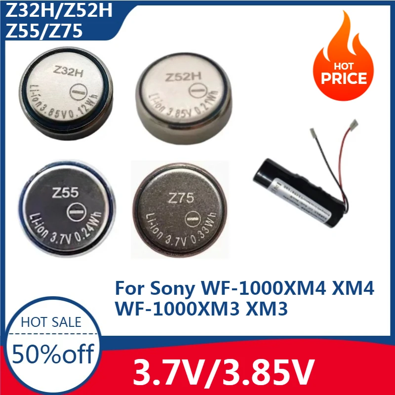 

Z55 Z55H Z52H Z32H Z75 Reliable Headset Charging Box Battery for Sony WF-1000XM4 XM4 WF-1000XM3 XM3 LinkBuds S WF-L900/H WFL900