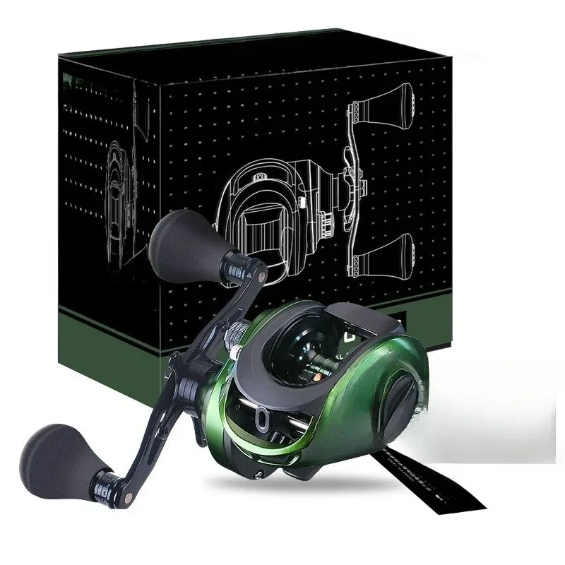 Metal Baitcasting Fishing Reel Left Right Hand Pesca Magnetic Brake System Fishing Wheel