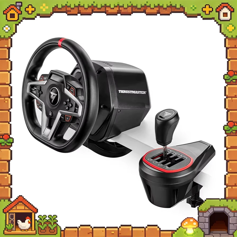 

Игровой симулятор переключения передач THRUSTMASTER TH8S с 14-ступенчатой коробкой передач, высокоточным откликом, совместимый с ПК.