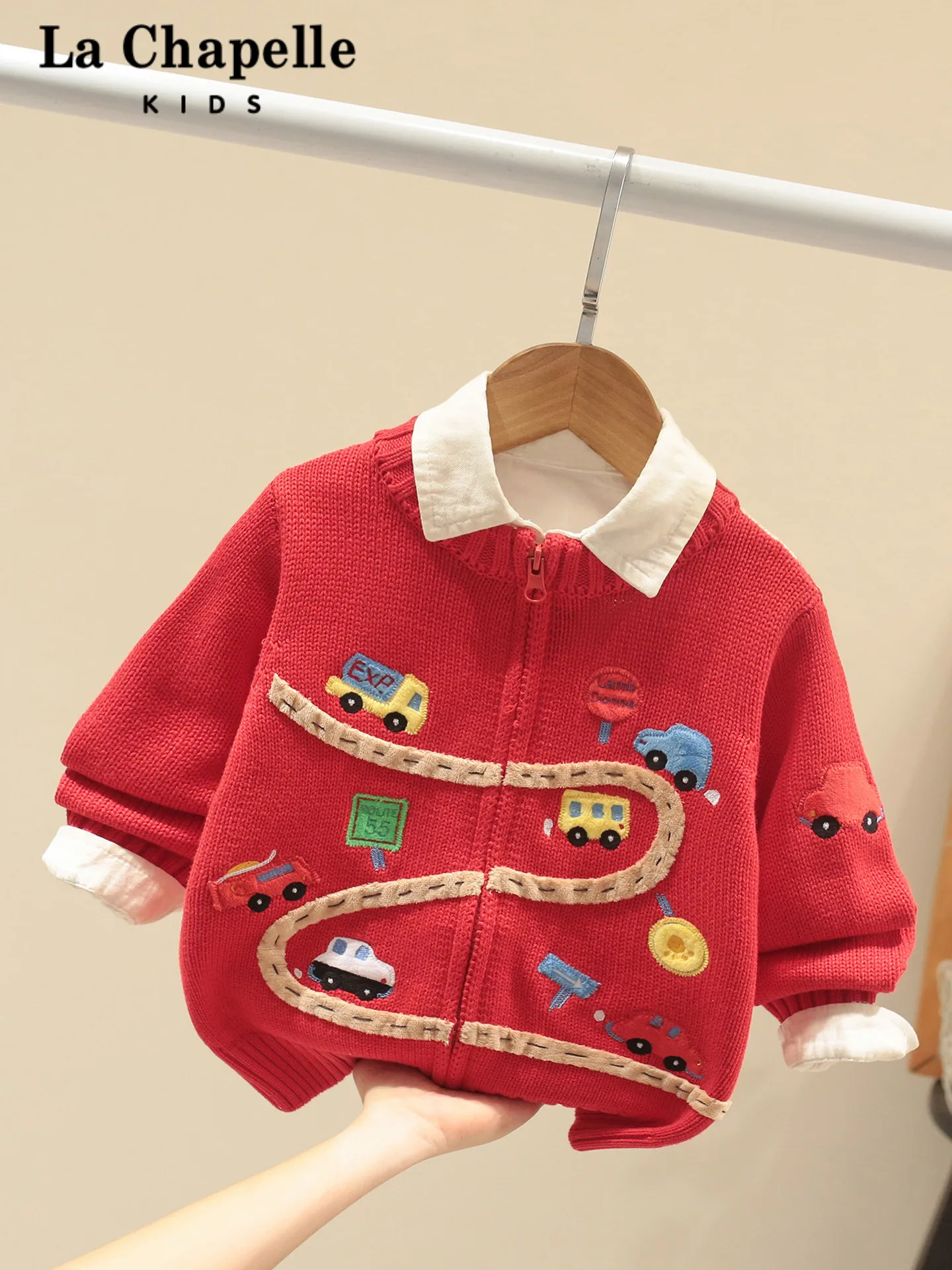 la-chapelle-boys-knitted-sweater-spring-cardigan-coat-baby-faionable-spring-clothes-casual-soft-comfortable-long-sve