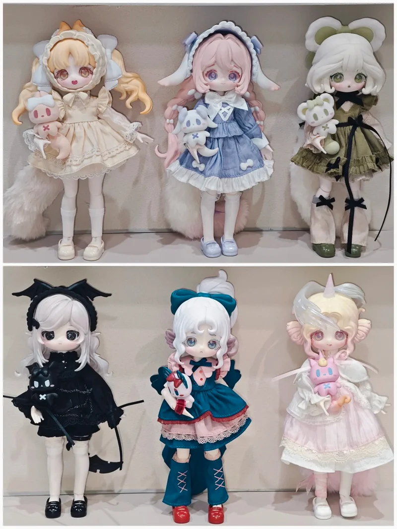 

Аутентичная слепая коробка серии Lulu Spirit Story, 12-частная мобильная кукла BJD, украшение ручной работы, подарок для девочки