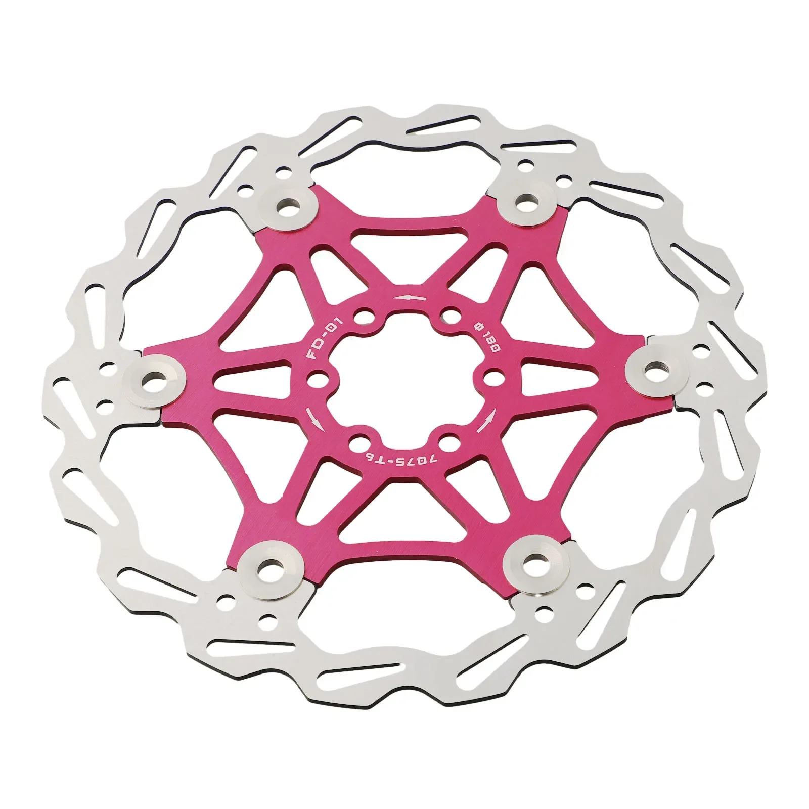 Bicycle Disc Brake Floating HSS MTB Mountain Bike Pad Part Pink SNAIL Thickness 2mm Wear-resistance Cycling