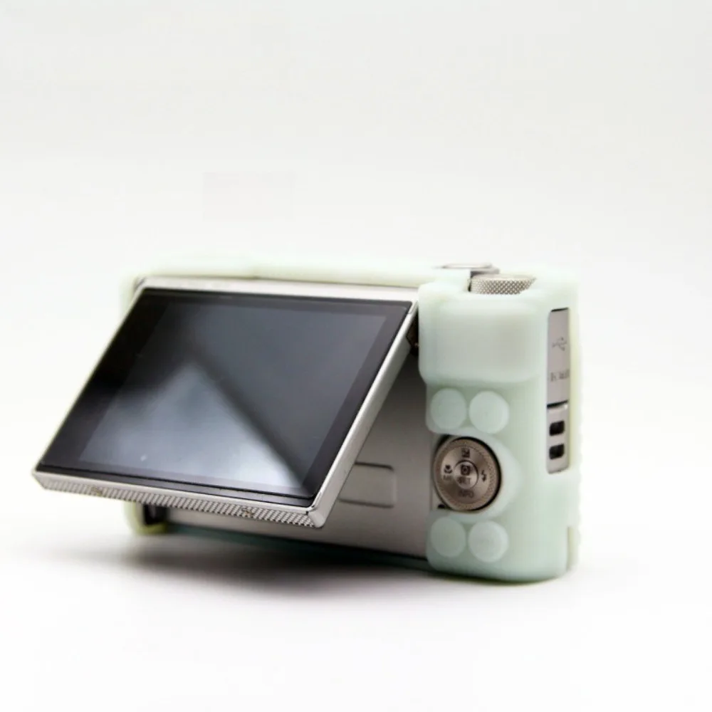 Ochronne etui silikonowe do aparatu Canon SX740 SX730, silikonowa torba na aparat odporna na upadki, akcesoria silikonowe + darmowa folia hartowana — zdjęcie produktu 3