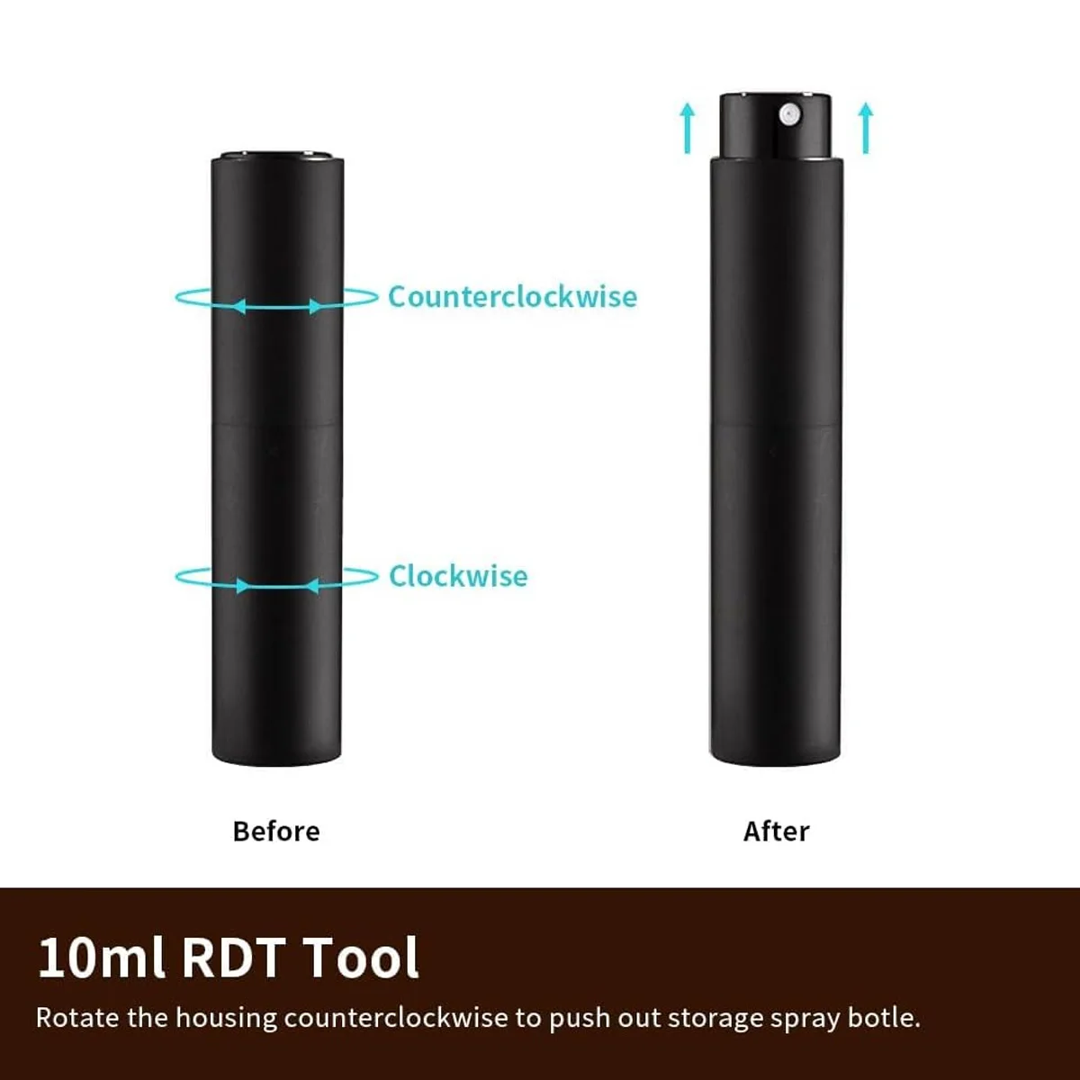 2PCS Coffee Bean Spray Bottle, Espresso Spray Bottle Portable Empty, Refillable Sprayer For Reducing Coffee Power Static