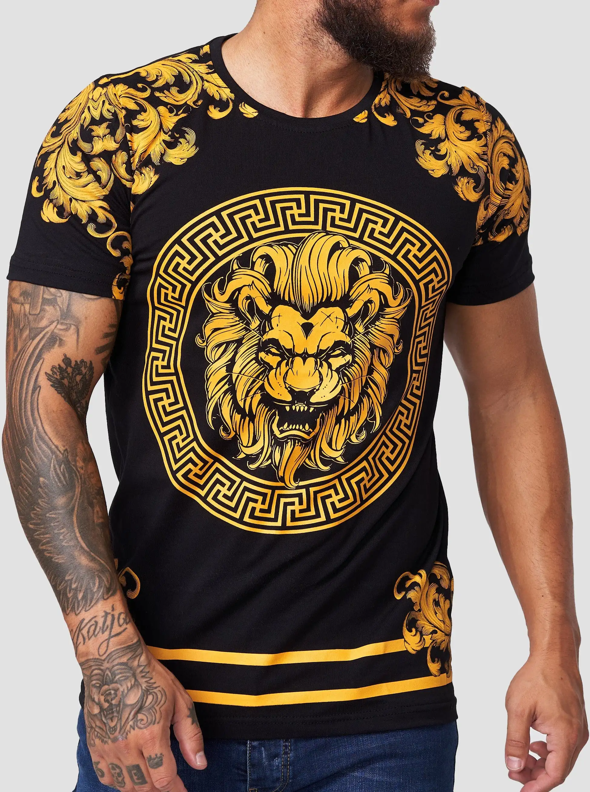 Men Casual Street Sports Short Sleeve T-Shirt luxury brand Design Oversized 3D Printing t shirt men Summer round neck top Tees