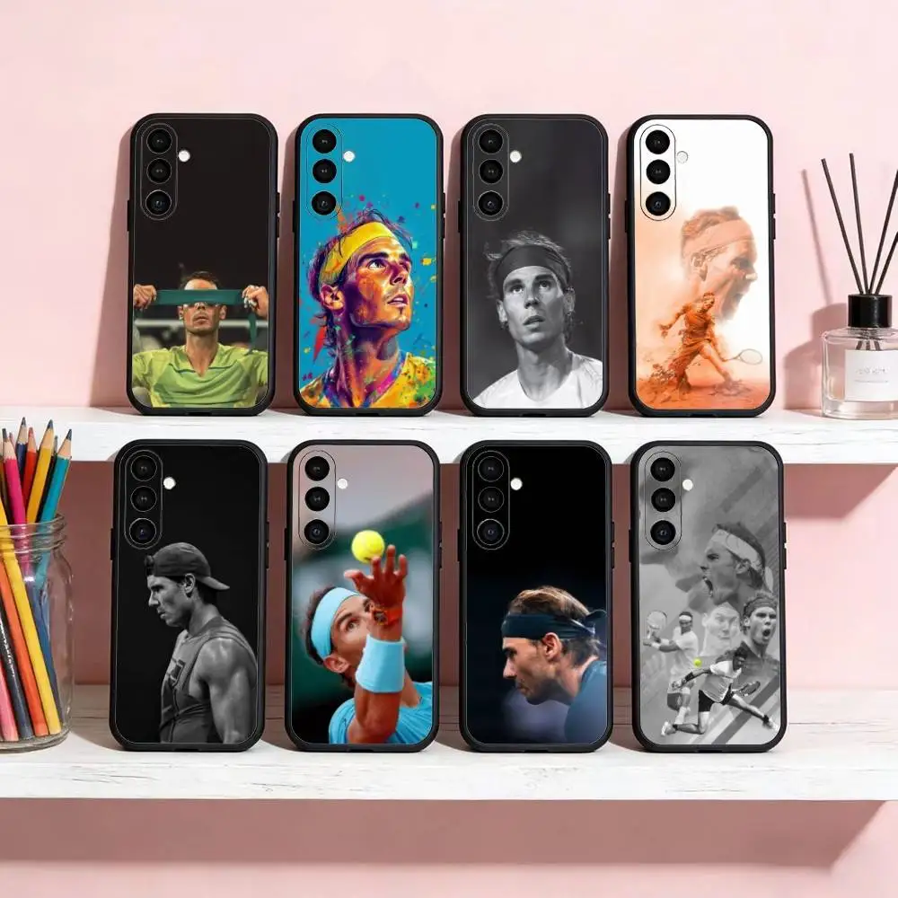 

Tennis Rafael Nadal Phone Case For Samsung Galaxy A91,80,73,72 ,71,53,52,32 ,31,22,21s,20,Soft Black Case