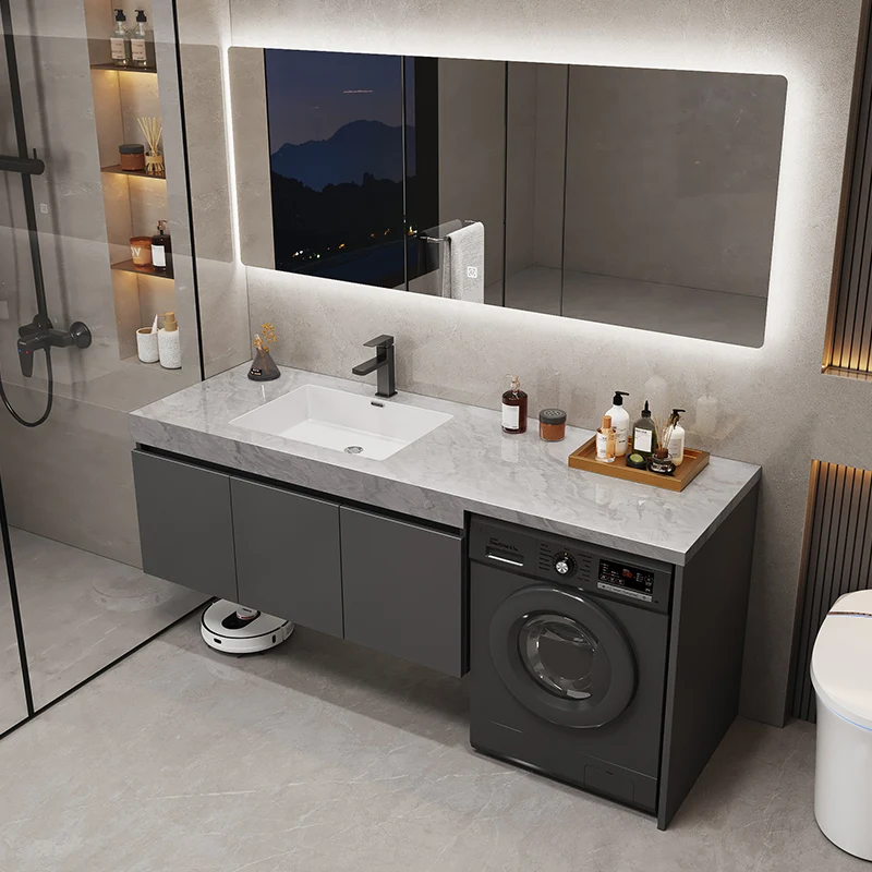 

Space Saver Modern Bathroom Cabinet Skincare Decorations Toilet Dressers Cupboard Mirror Organizer Archivadores Home Furniture