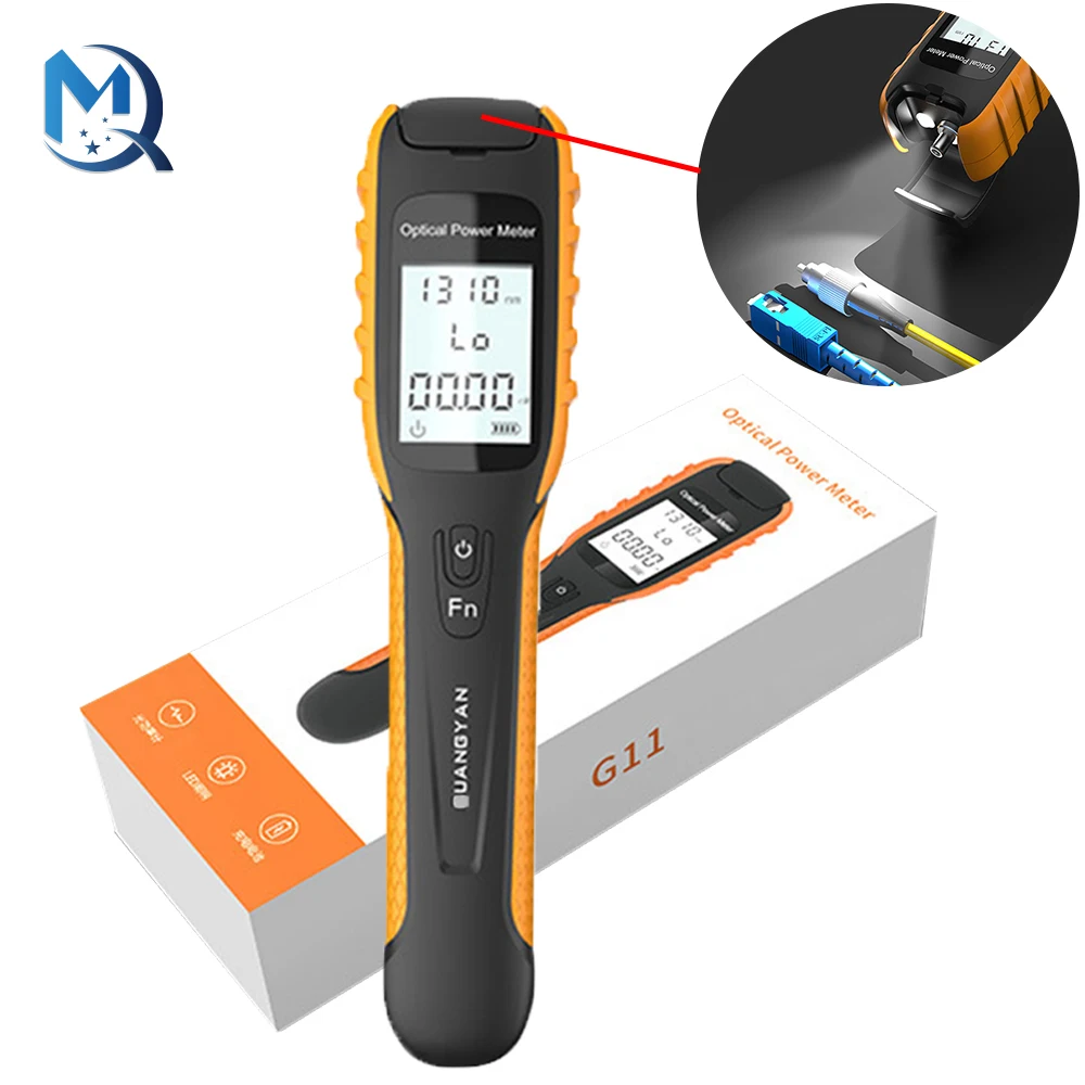 New optical power meter Optical fiber tester Charging 5G special optical power meter - 70~+6 built-in battery