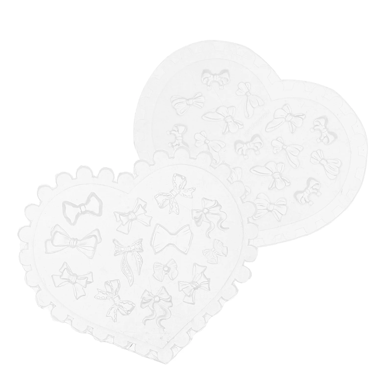 

2 шт. силиконовые формы для дизайна ногтей, художественный 3D дизайн с бантом, принадлежности для украшения ногтей для маникюра, эпоксидная смола, профессиональное использование