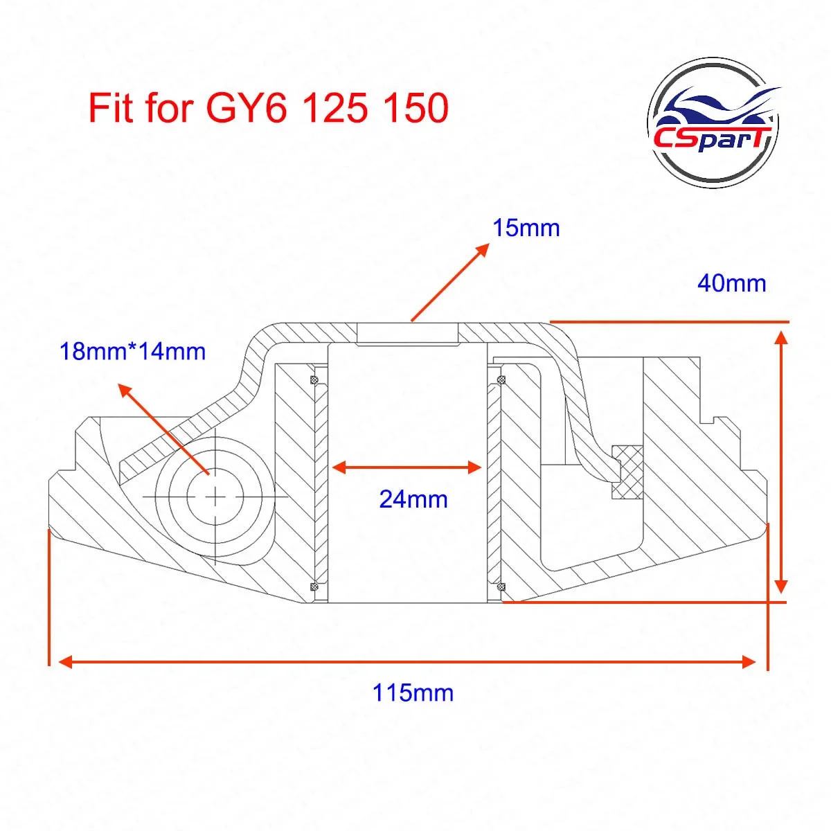 GY6 125cc 150cc High Performance Racing Variator Kit with Roller Weight Driving Pulley for 152QMI 157QMJ Scooter Moped