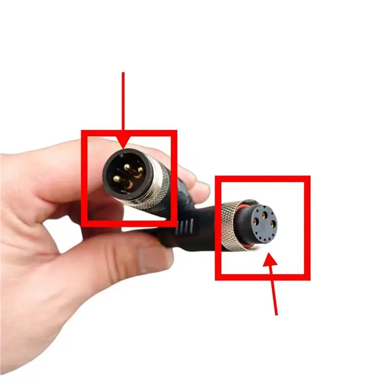 4X For BAFANG Electric Power Assisted Bicycle G062 Wheel Hub Motor Cable Waterproof Cable 48V750W 1000W Motor Cable-AT20