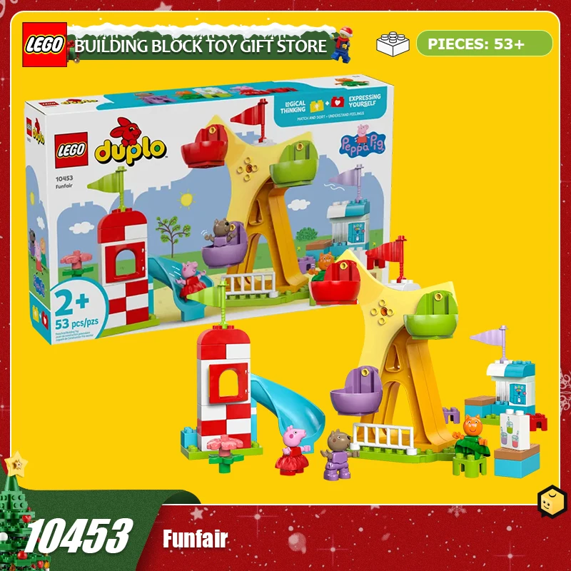 

LEGO Building Blocks Christmas Day Celebration 10453 Happy Playground Classic Character Set Children's Toys Christmas Gift