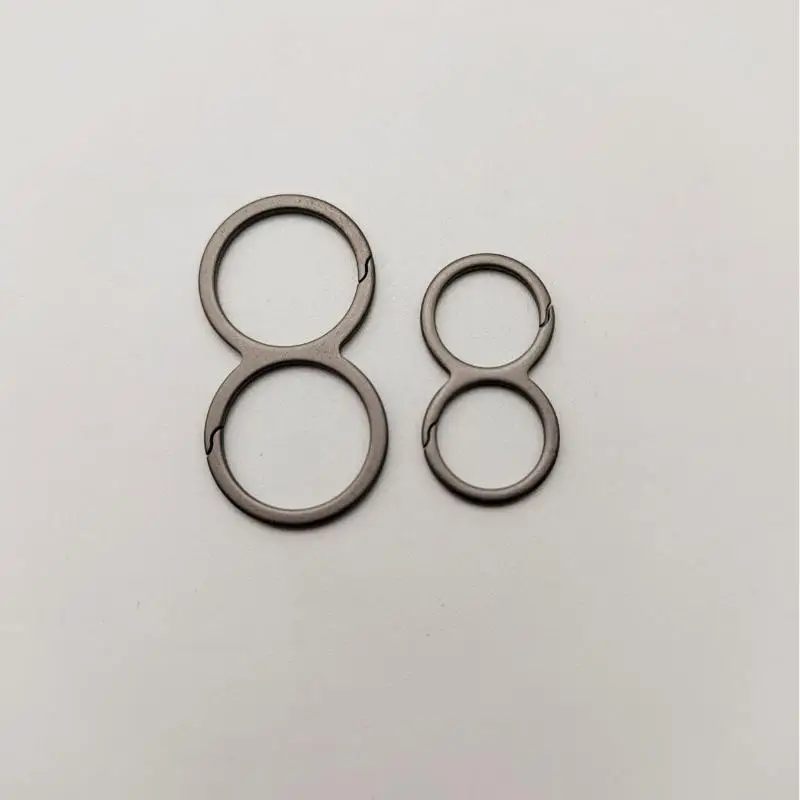 Schlüsselringe aus Titanlegierung, neue, echte, kürbisförmige Schlüsselringe aus Titanlegierung, superleichter Anhänger, kreatives Geschenk für Männer. – Detail 5