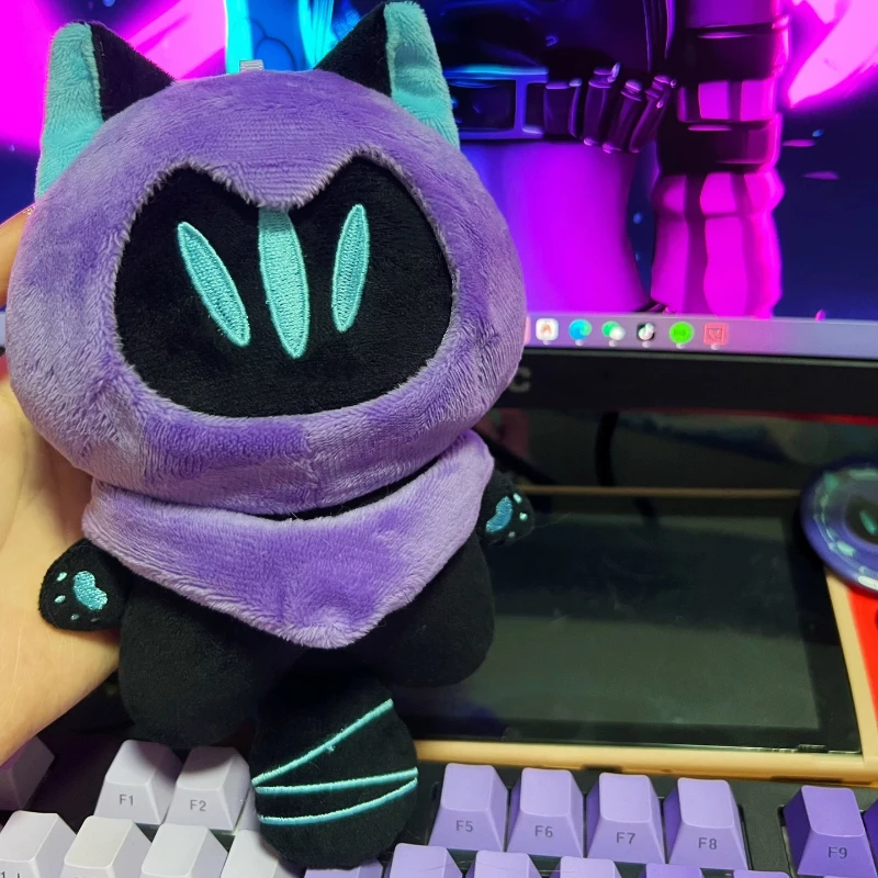 Peluche de Omen del Juego Valorant, Muñeco de Peluche de Omen, Figura de Anime Suave, Peluches, Regalo de Cumpleaños, Coleccionable, Decoración para el Hogar