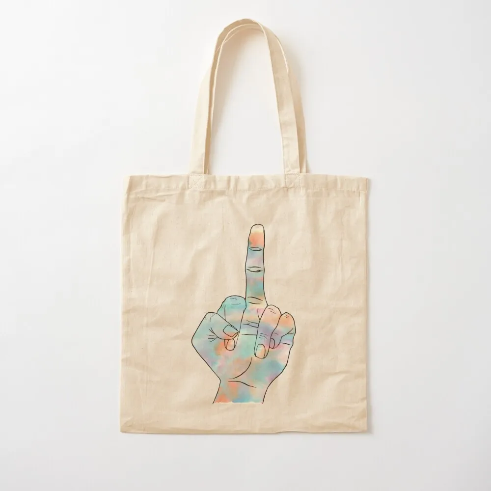قوس قزح إصبع حمل حقيبة المتسوق حقيبة قماش حمل الحقائب أكياس الهدايا أكياس التسوق