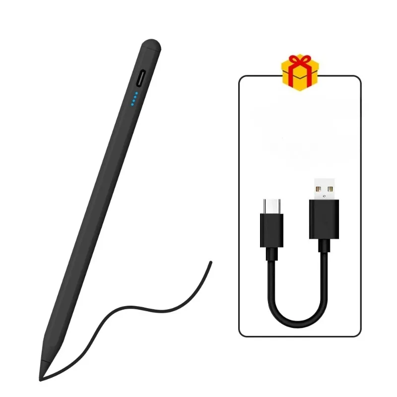 Caneta stylus universal com controle de toque de precisão, design de carregamento magnético, rejeição de palma, tablet universal, ferramenta de desenho criativa