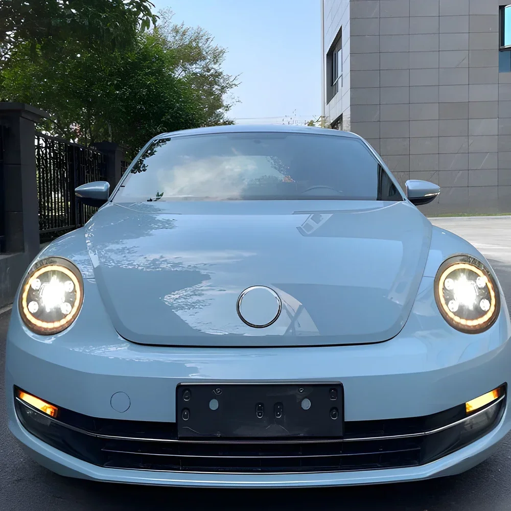 Car Head Lights Lighting Assembly For VW Beetle 2013-2021 Upgrade Crystal Diamond Style LED Auto Headlights Lens Accessories