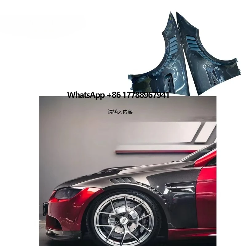 

For New M4 M3 E92 Upgraded Dry Carbon Fenders Mudguard