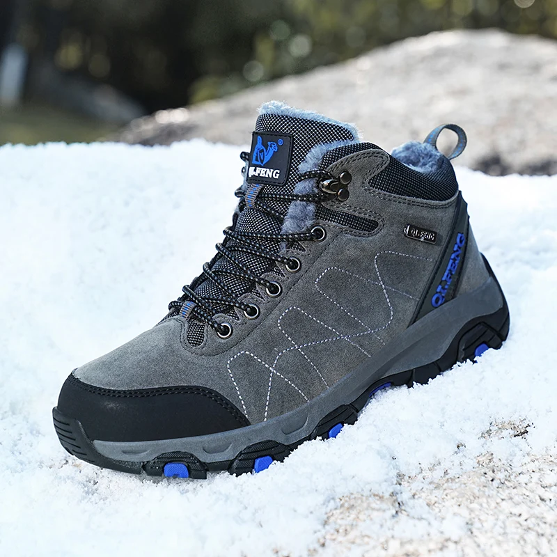 

Men Women Outdoor Sports Hiking boots for Couple Autumn Winter Ankle Boot For Man Keep Warm Sneaker Shoe New Arrivial Classic