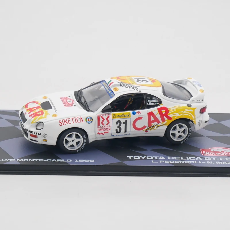 

Diecast Ixo 1:43 Scale Toyota Celica GT-FOUR WRC 1999 Alloy Car Model Collectible Toy Gift Souvenir Display Ornament