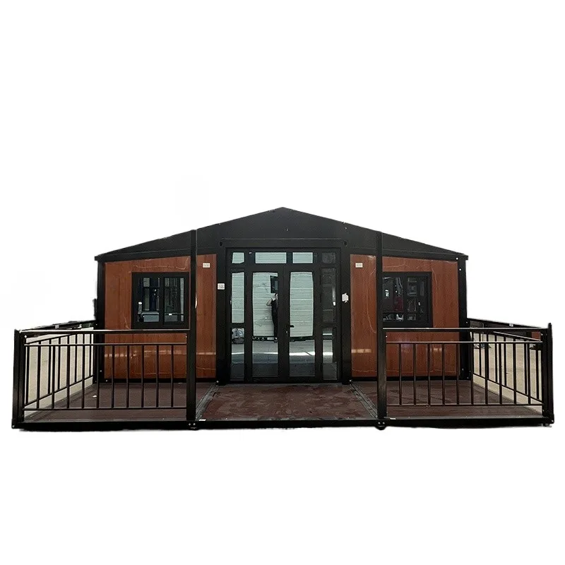 20-40FT Expandable Container House with Steel Sandwich Panels for Hotels Offices Resorts Bulk Custom Options Available