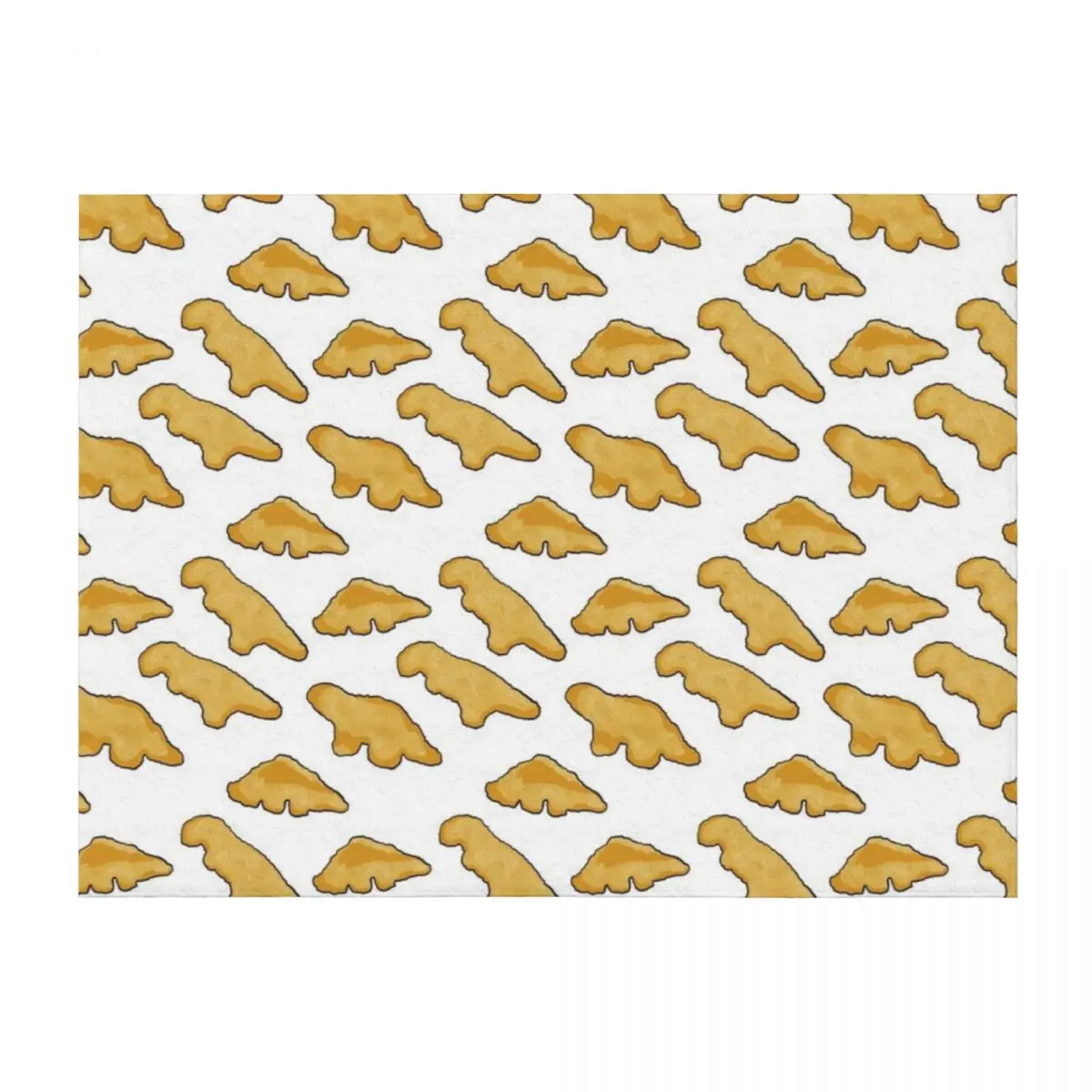 

Dino Chicken Nuggets Pattern Throw Blanket Fashion Sofas Loose manga Giant Sofa Blankets