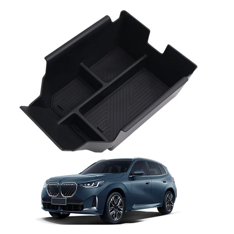 مسند الذراع المركزي صندوق تخزين درج منظم لسيارات BMW X3 2025 صندوق تخزين متدفق الملحقات الداخلية #4