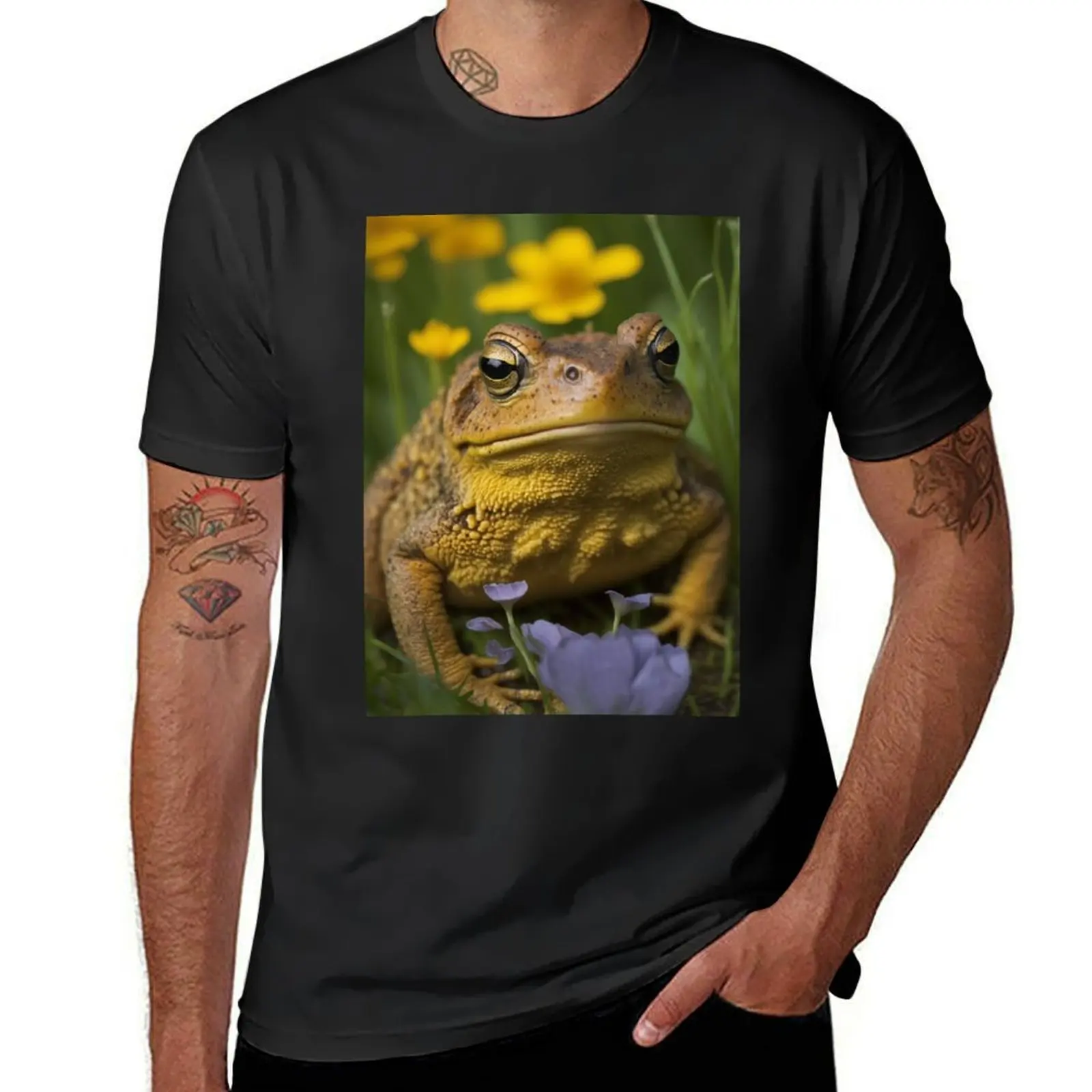 Grassy toad T-Shirt summer top tees sweat shirts, men