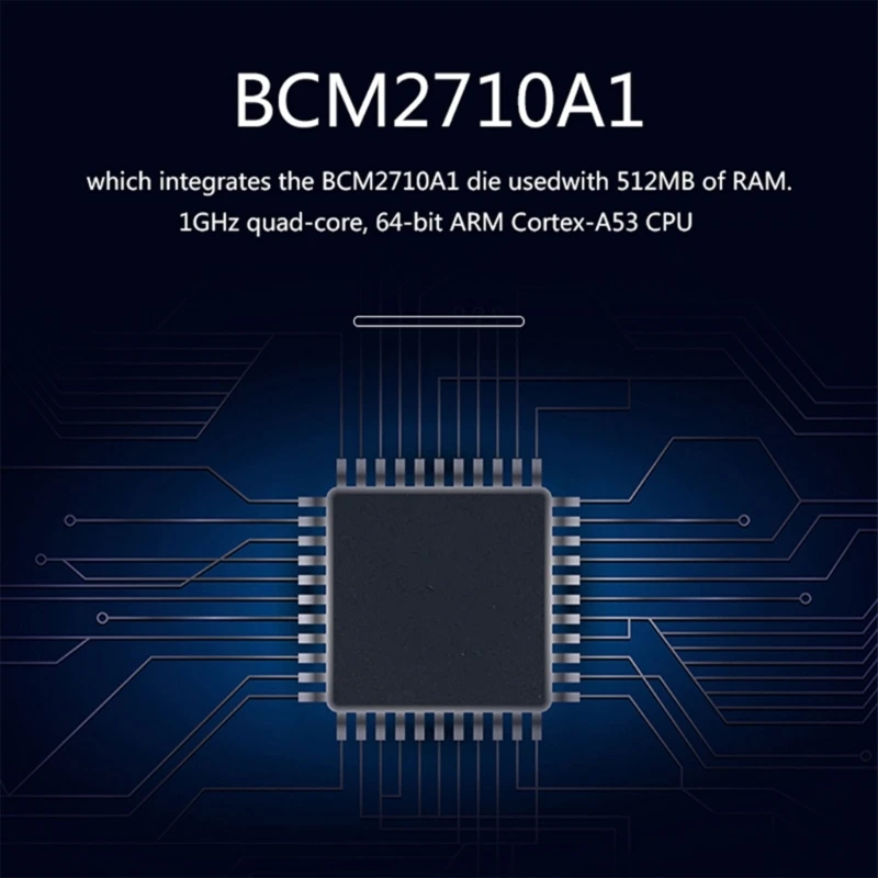 For RaspberryPi 2W 1GHz Quad-core 64-bit Arm Cortex-A53 CPU 512MB SDRAM Bluetooth-compatible WiFi with Pin Header