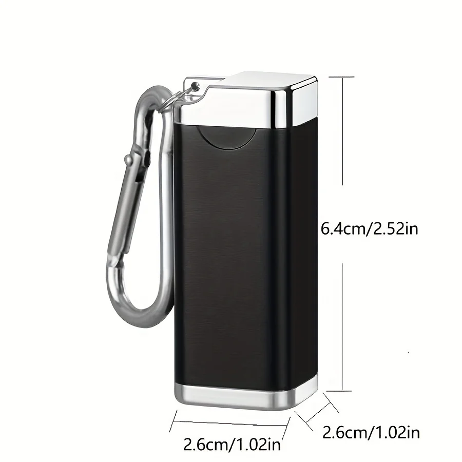 Portable Metal Ashtray With Lid, Mini Travel Ashtray For Car Camping, Sealed Cigarette Ash Tray, Cute Pocket Gift view 6