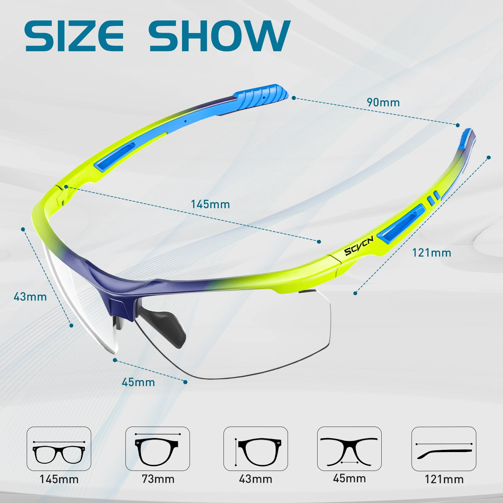 Scvcn Photochromic Sunglasses Cycling Glasses Bike Running Man Sun Bicycle Sports MTB Road Eyewear for Women Cycle Goggles 2023