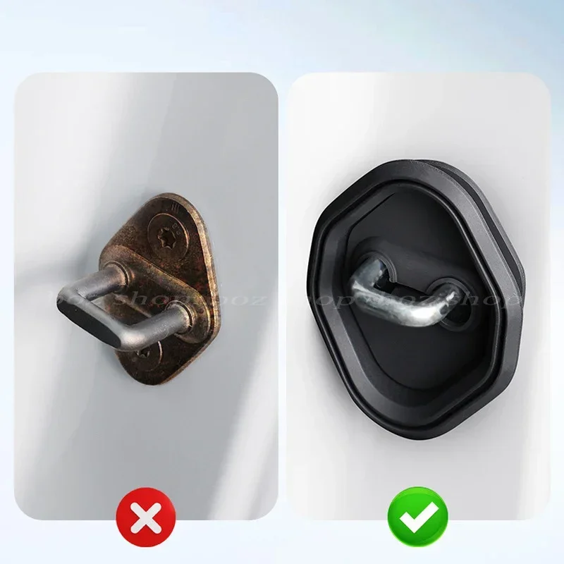 For Xiaomi Su7 Car Door Lock Cover Cushion Protection Cover All-inclusive Rustproof Accessory Supplies  Refit Parts Accessories